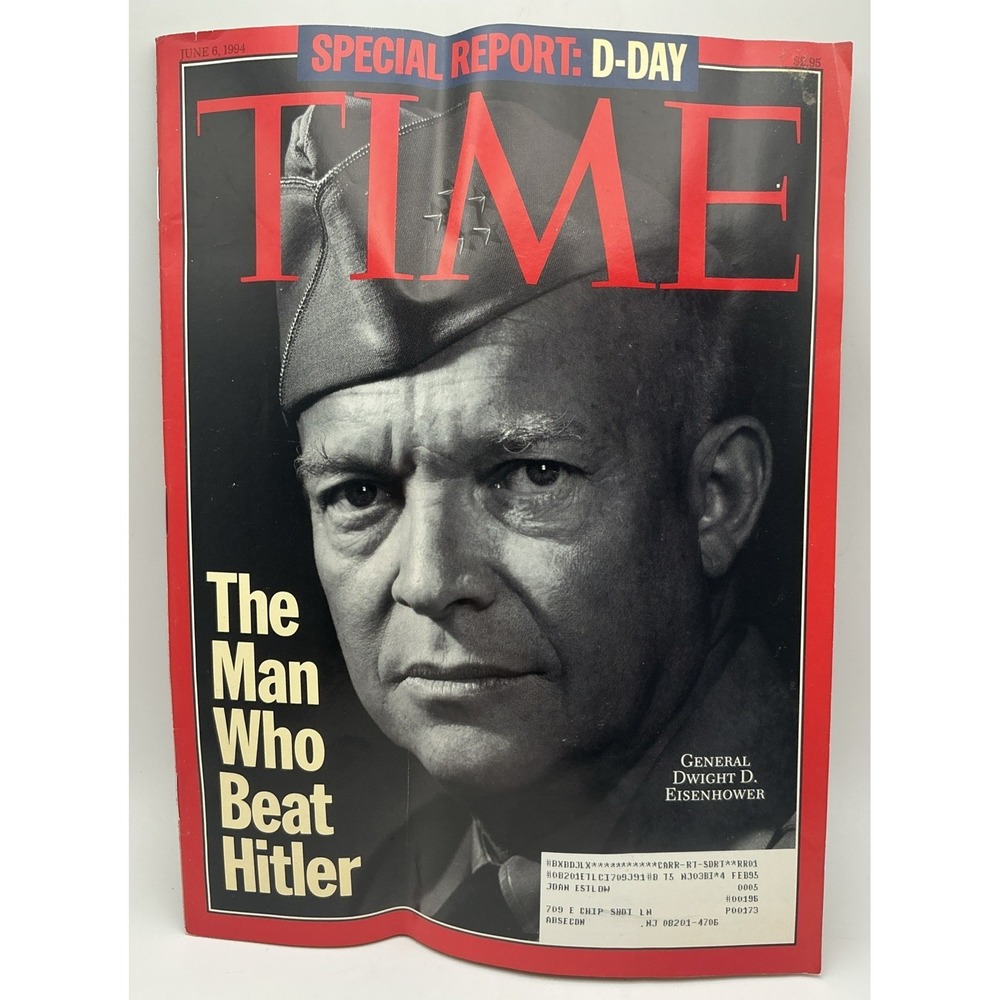 Time Magazine Special Report D-Day, General Dwight D Eisenhower‎ 6.6.94 Like New
